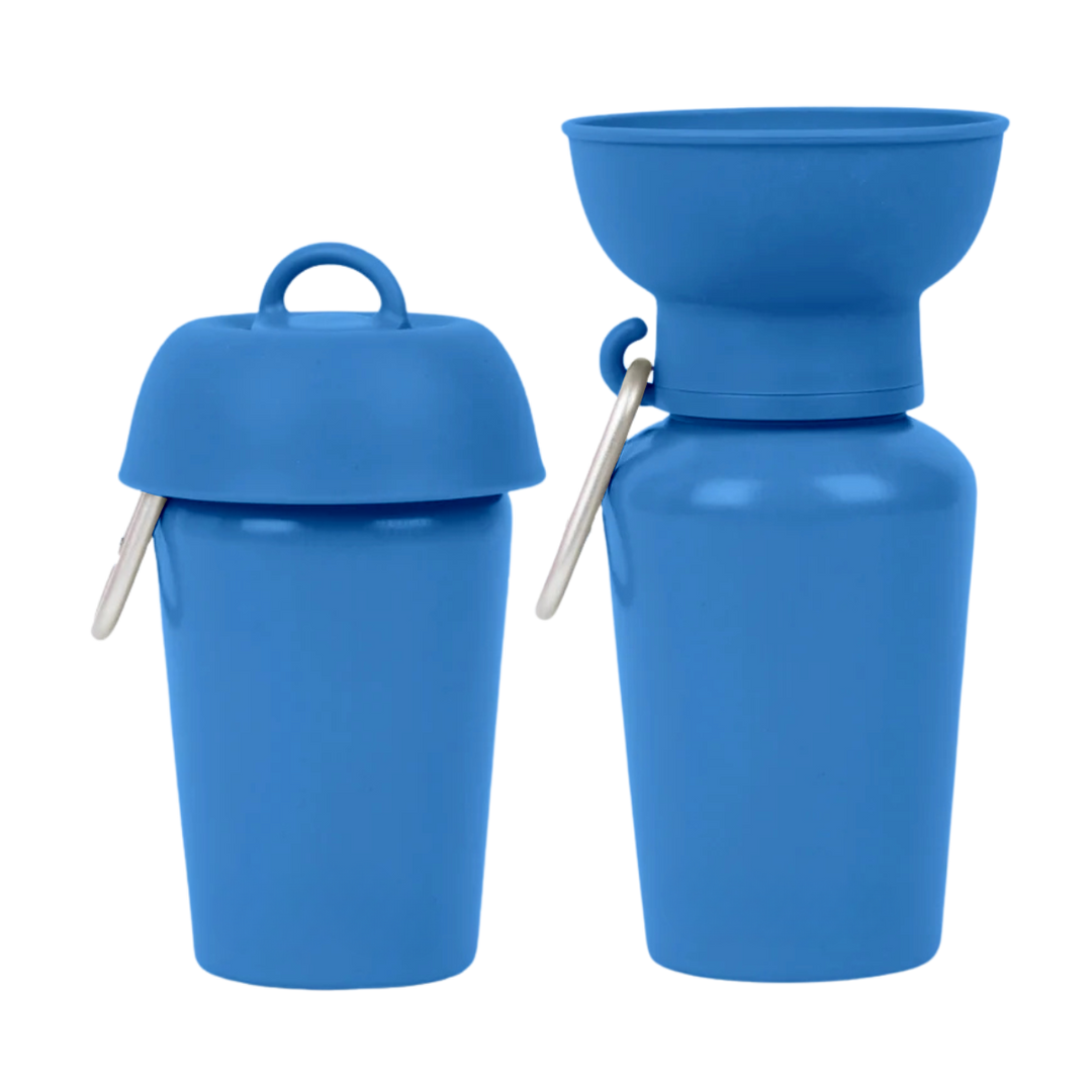 Reise Wasserflasche mit Napf