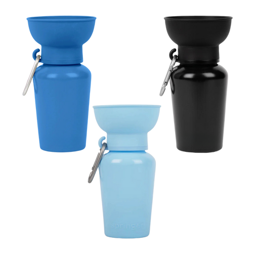 Reise Wasserflasche mit Napf