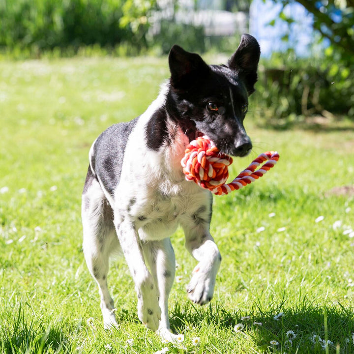 Schleuderball mit Wurfschnur