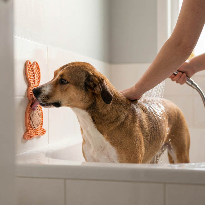 Leckmatte MUCKI mit Saugnäpfen