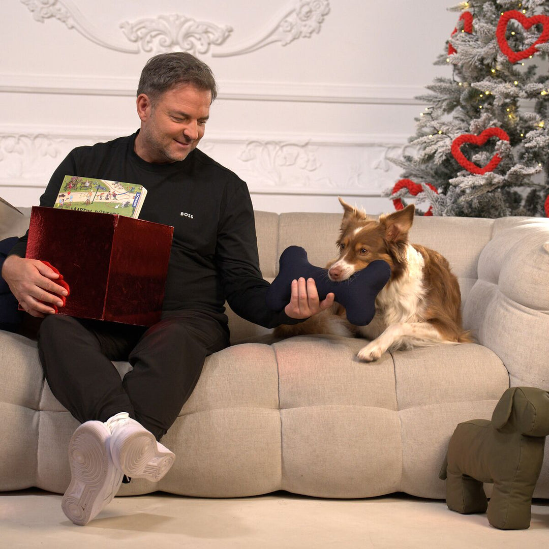 Hundespielzeug Stoffknochen