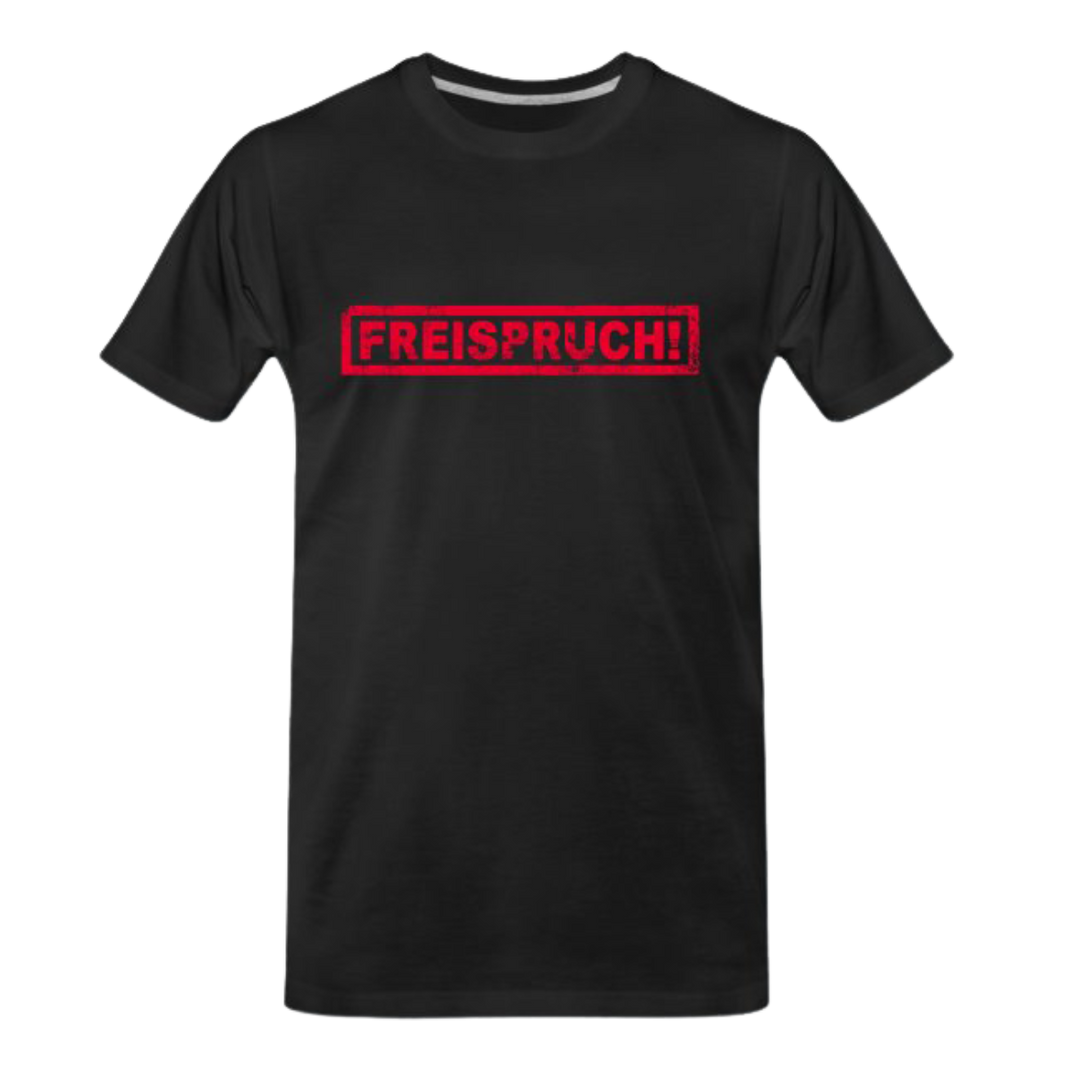 T-Shirt Unisex "FREISPRUCH!" in der Variante XXL / Schwarz (Martin Rütter Shop)