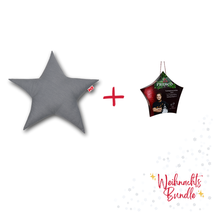 Weihnachtsbundle "Sternenzauber" – Sternkissen & Trainingsknöchelchen