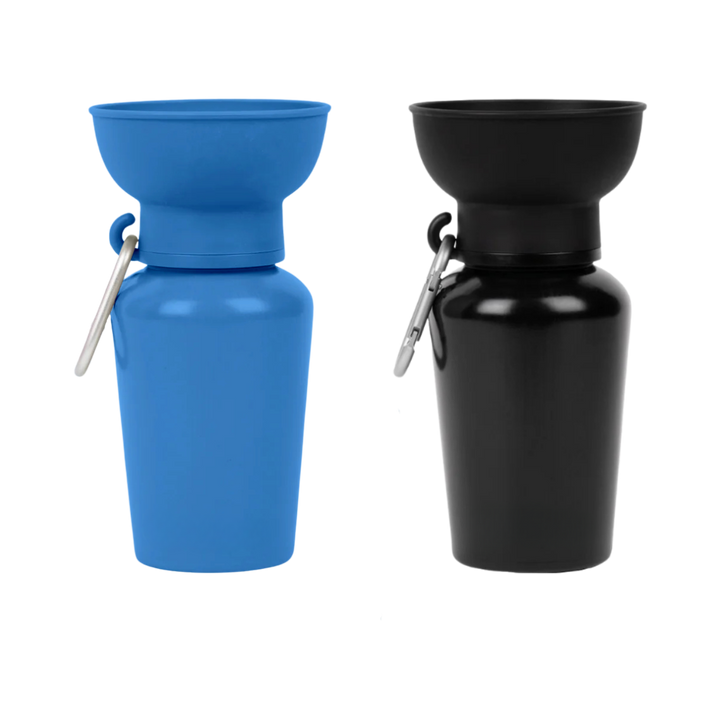 Reise Wasserflasche mit Napf